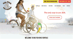 Desktop Screenshot of bigfishbikerentals.com